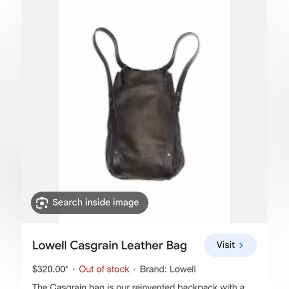 Lowell MTL caisgrain bucket bag slow fashion - Picture 2 of 7